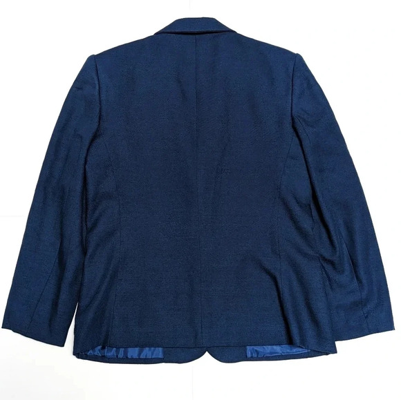 Vintage Givenchy Sport Blazer Silk Blend 12 Academia Old Money Quiet Luxury - Picture 2 of 16